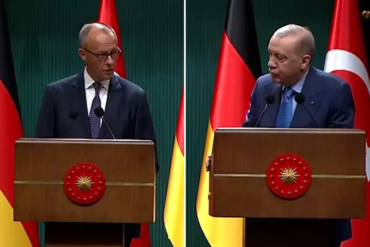 Almanya Başbakanı'nın sözleri Cumhurbaşkanı Erdoğan'ı kızdırdı: Bunu görmüyor musun?