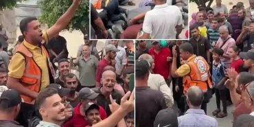 Ateşkes haberini alan Filistinliler şükür secdesi yaptı