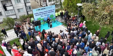 Bahçelievler'de Park Açılışı ve Bisiklet Dağıtımı