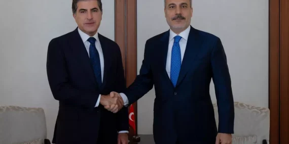 Fidan ve Barzani Ankara'da Buluştu