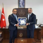 Vali Sezer'den İdare Mahkemesi Başkanı Ayna'ya Ziyaret