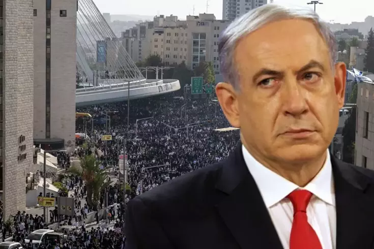 İsrail'de on binlerce Haredi sokaklara döküldü: Zorunlu askerliği istemiyoruz