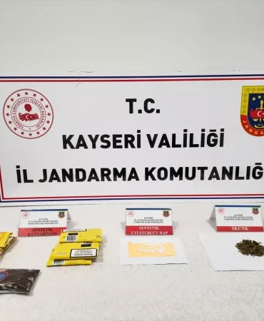 Kayseri'de Uyuşturucu Operasyonu: 3 Gözaltı