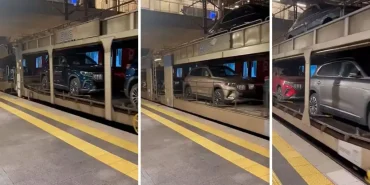 TOGG, Avrupa yolunda! İlk sevkiyat böyle görüntülendi