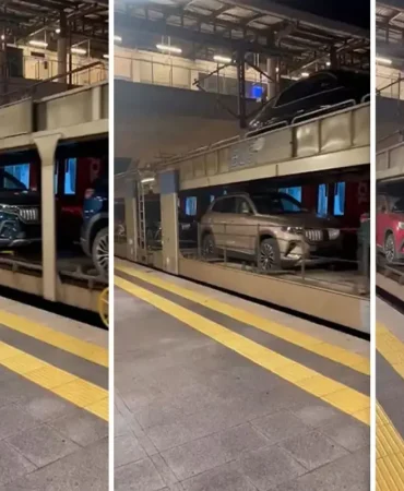 TOGG, Avrupa yolunda! İlk sevkiyat böyle görüntülendi