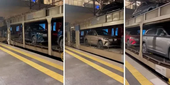 TOGG, Avrupa yolunda! İlk sevkiyat böyle görüntülendi