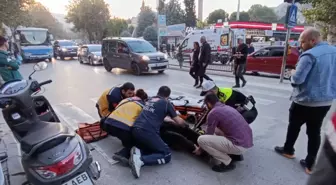 Amasya'da Motosiklet Kazası: Yaralı Sürücü Hastaneye Kaldırıldı