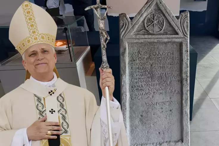 Papa'nın ziyaret edeceği İznik'te su altından 2 bin yıllık beddua çıktı