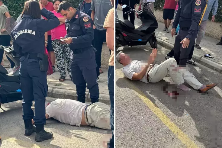 Sokak ortasında dehşet! Rus çiftin tartışması kanlı bitti