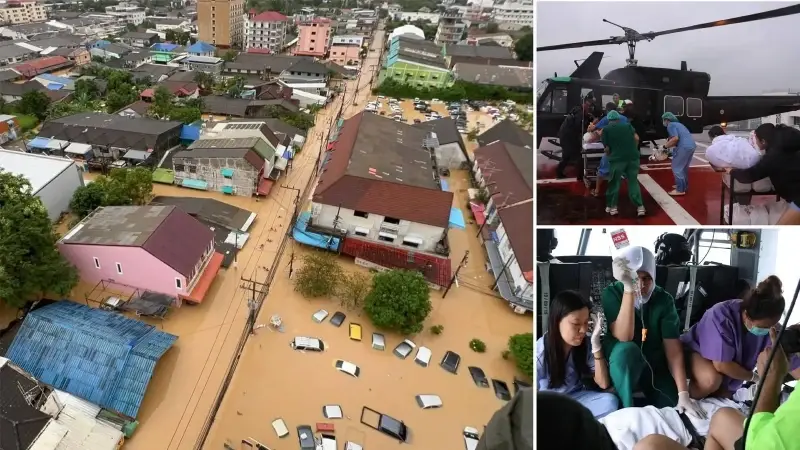 Tayland'da Sel felaketi olağanüstü hal ilan Ettirdii